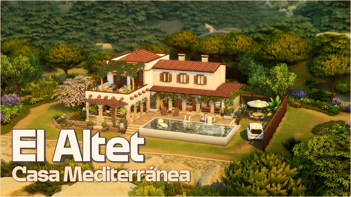 Syldavia_syl's tweet photo. Os presento mi participación en la colaboración organizada por @beckieebabee_x con motivo de la llegada de la primavera #SpringTimeInSims 
Espero que os guste!

Casa Mediterránea El Altet | Los Sims 4 ASMR Speed Build

#TheSims4 #ShowUsYourBuilds https://t.co/kg3sYBmGpL