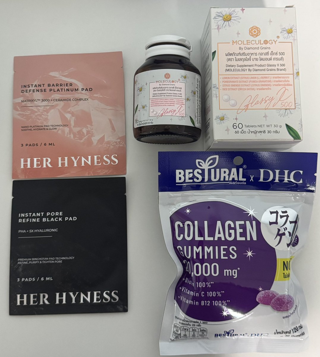 LiLixlisha's tweet image. ปล่อยต่อแบบเหมาค่ะ glassyx เหลือ 18 เม็ดนะคะ ที่เหลือยังไม่แกะ 450 รสค่ะ สนใจทักมาได้นะค้า
❌ไม่ขายแยกหรือต่อราคานะค้า🥺🙏
#moleculogy #glassyx #collagen #คอลลาเจน #ส่งต่ออาหารเสริม #อาหารเสริม #herhyness #HerHyness #ส่งต่อ #ส่งต่อสกินแคร์