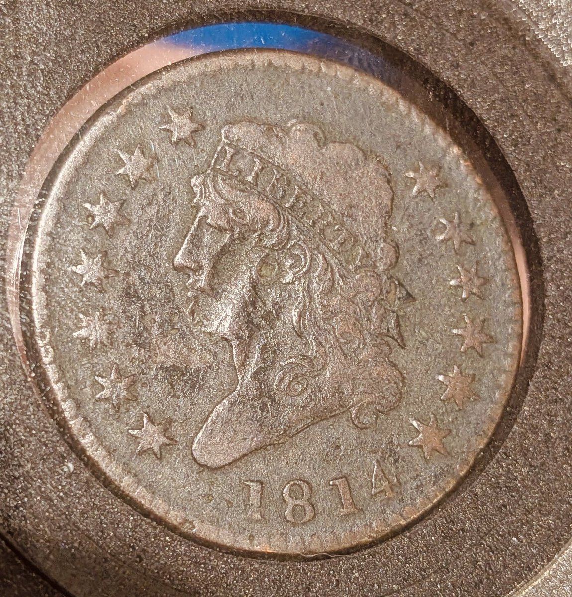 HistoraCoin's tweet image. This coin was used when America was still at war…
1814 Large Cent
over 200 years old
and still telling its story.
#CoinCollecting #LargeCent #USCoins #History #Numismatics #HistoraCoin