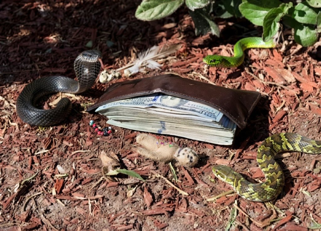 You saw this wallet on your way back from church are you picking it or leaving it?