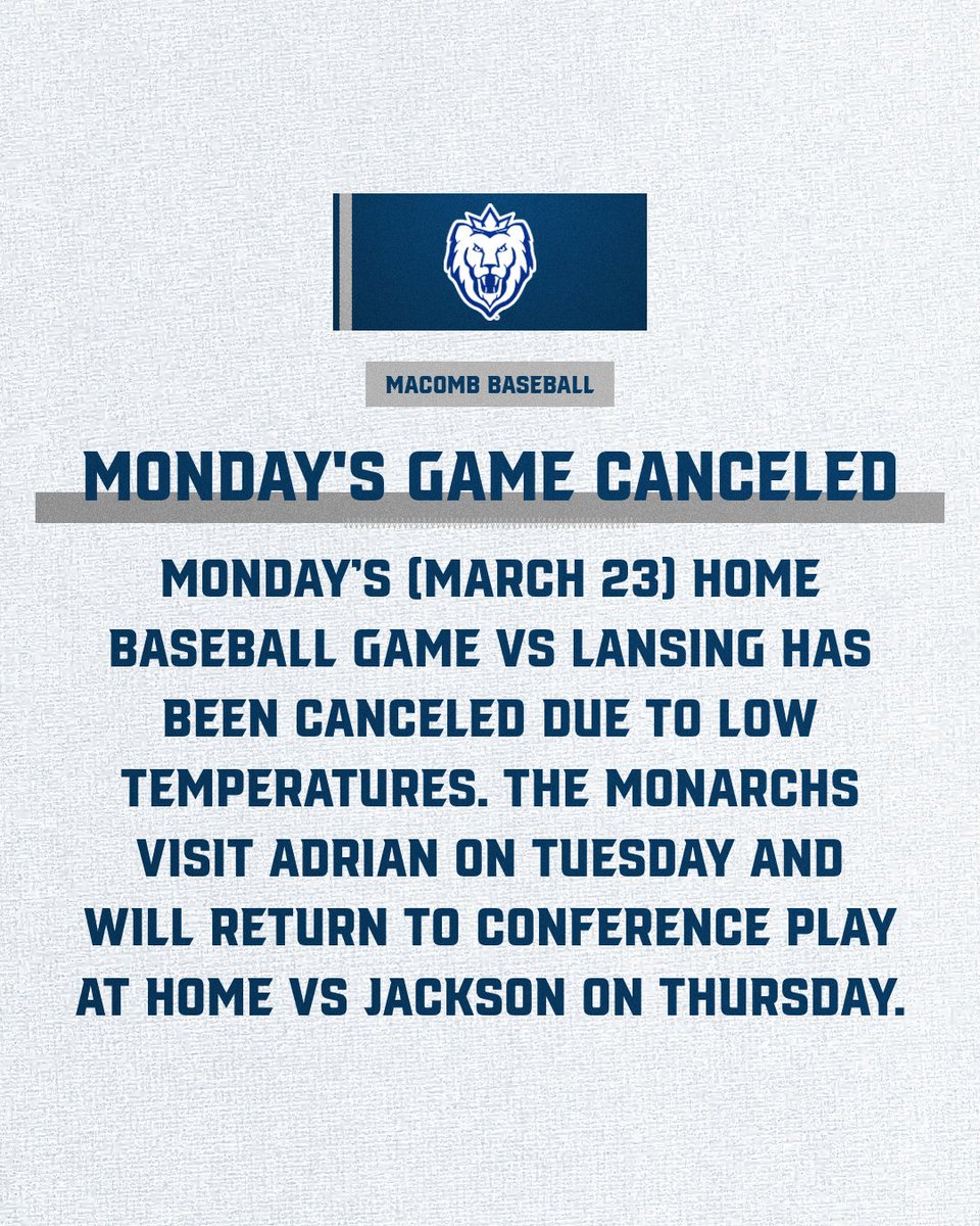 Macomb Athletics tweet media