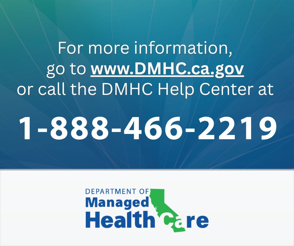 California DMHC tweet media