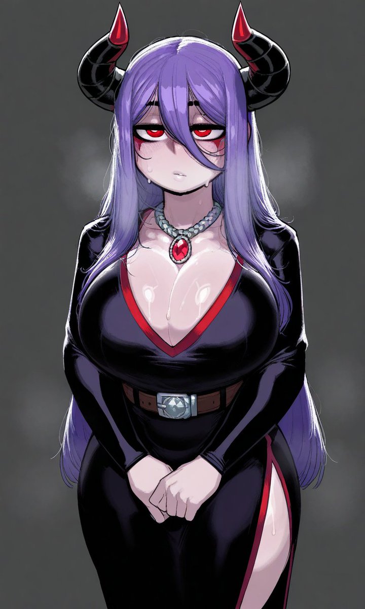 ZwitterEvil's tweet photo. La demonio se pregunta si habrá gente que le interese un rol con estos dos personajes... Con una trama de fantasía y de hipnosis 💜🤎 https://t.co/EUVrEHTjuC