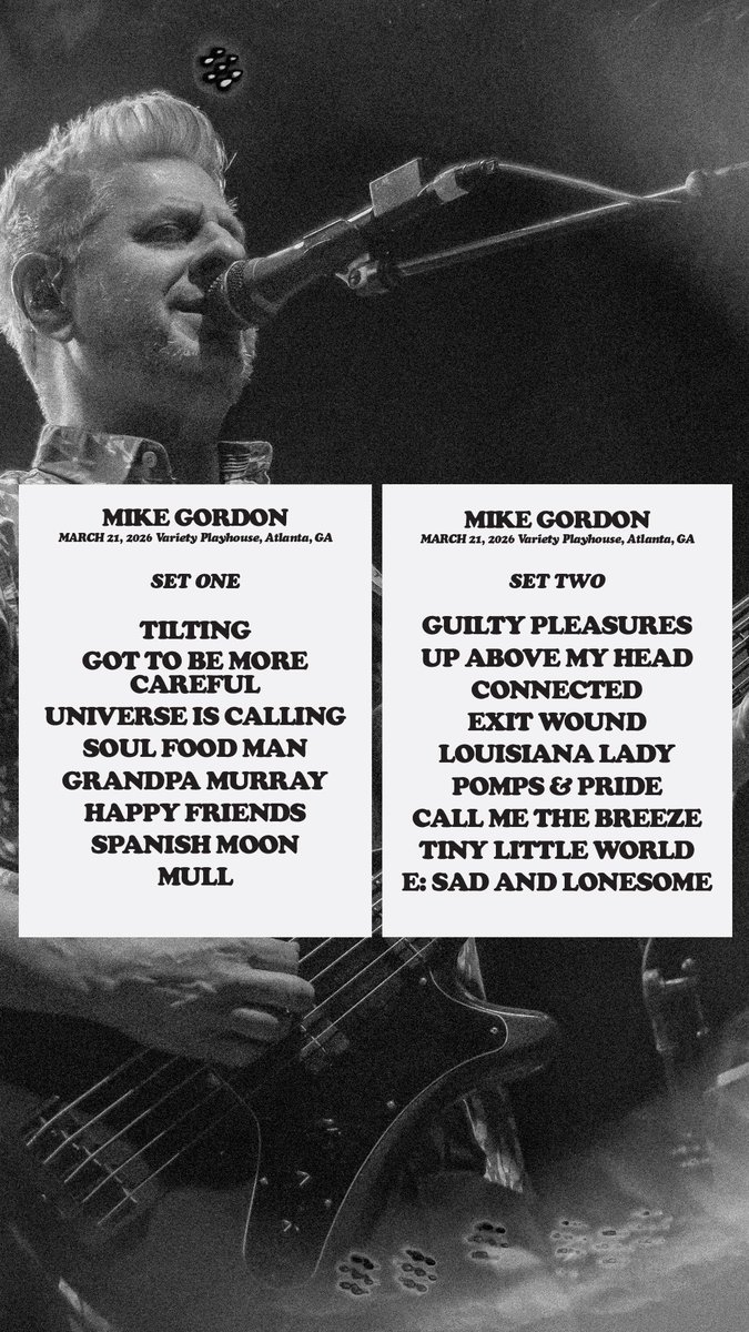 Mike Gordon tweet media