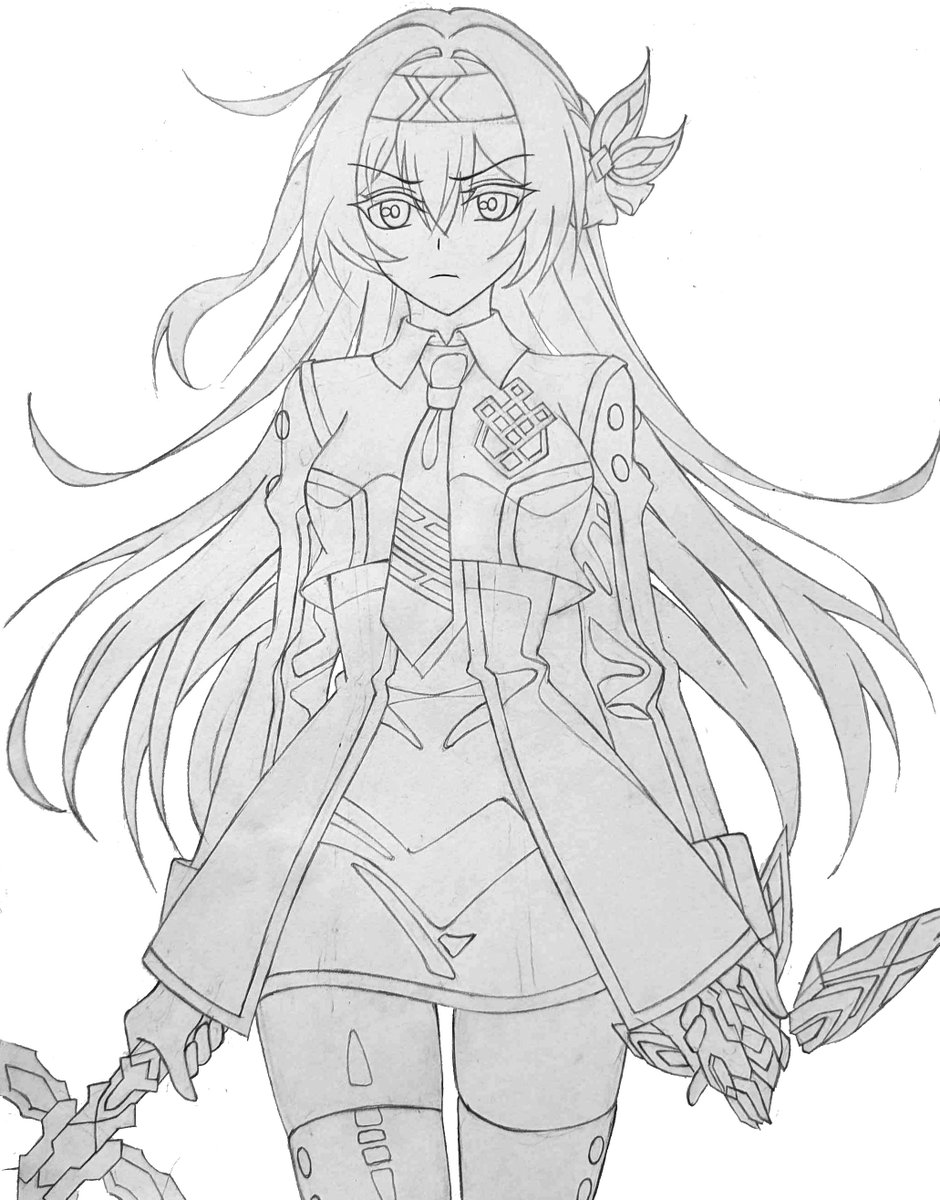 EnigmasLi's tweet photo. #HonkaiStarRail 
#Firefly 
#閃刀姫 https://t.co/QunERSPfYq