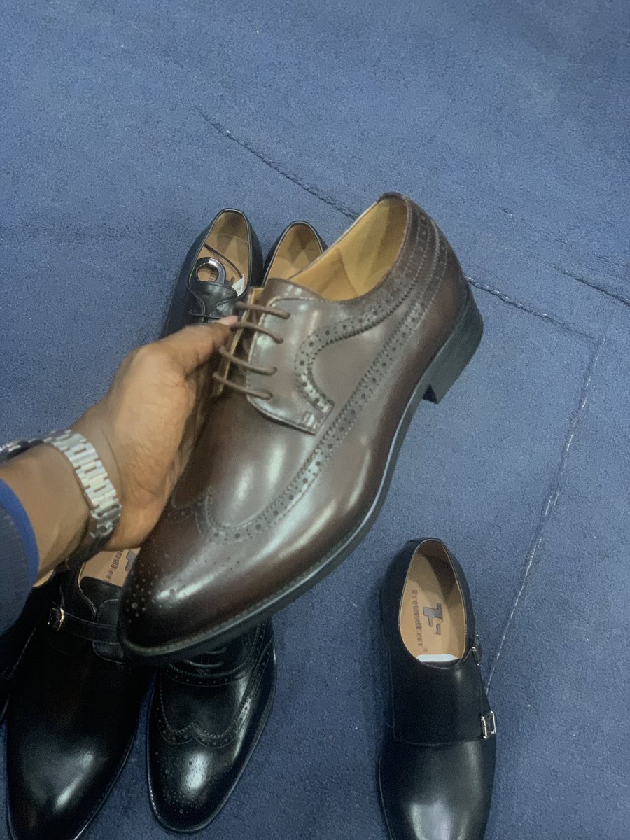 Ougandain's tweet photo. Shoes.

Our dressing is only complete when we match fabric panache, with leather cover.

New stock is here now…

—&amp; they’re all majestic!

Order now | +256702159990. https://t.co/5XyS3IBg9F