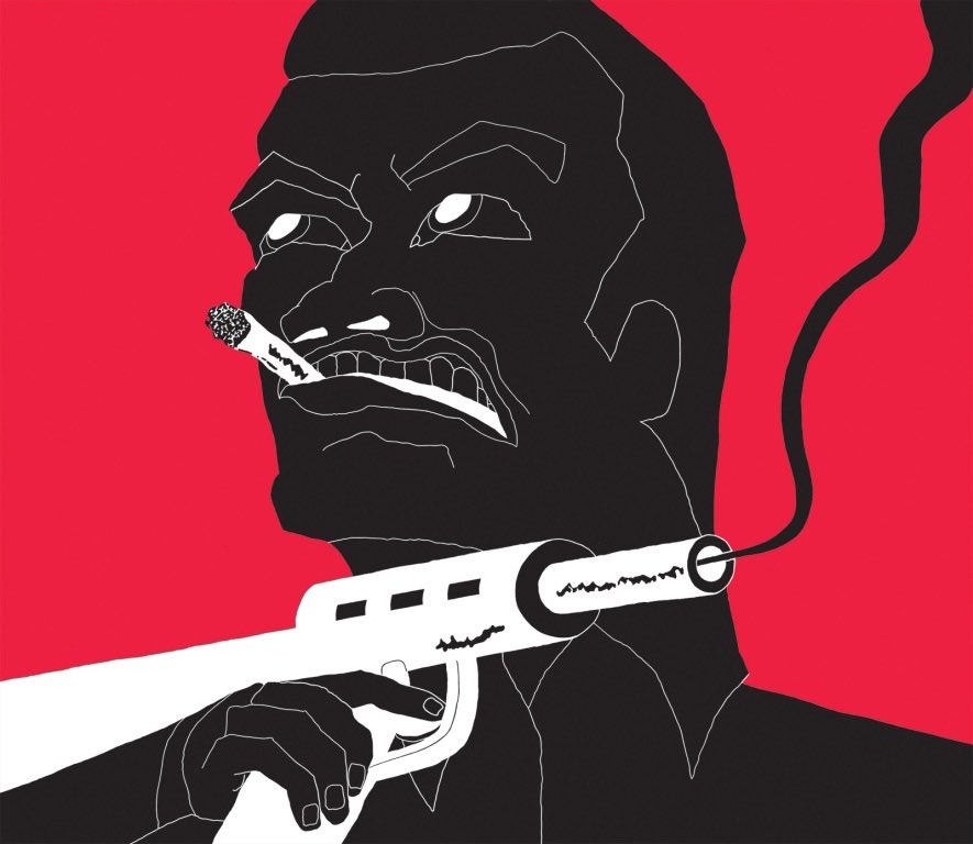 GabrielKvaal's tweet photo. Another epic piece that’s in my collection, #Pushwagner «Smoking Gun». The story behind the artist, and the amazing artwork that this piece is will be a reason enough for me to probably own it for life.
I will struggle to find anything that can beat it, if you know you know. https://t.co/ICRPaWbU8T