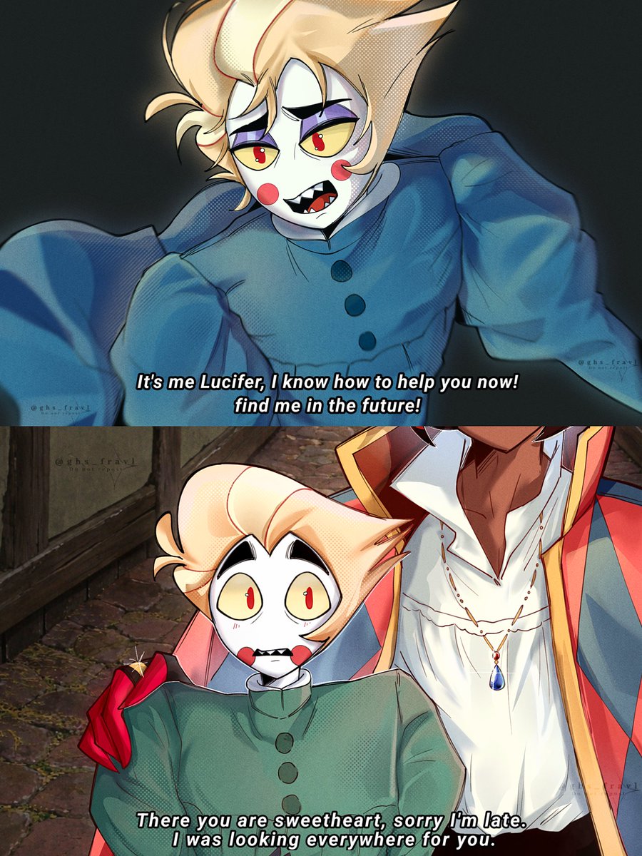 ghs_fravl's tweet image. Radioapple×Howl's Moving Castle
[Reuplod cuz i made sum mistake]
#radioapple #alastor #lucifer #arts