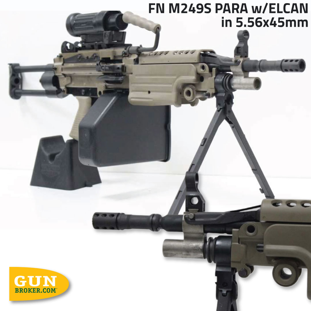GunBroker's tweet image. 🔥 Belt-Fed Beast: FN M249S PARA in 5.56 NATO
🔗 See it here: bit.ly/4uCPilL
✔️ Belt-fed capability
✔️ Military-inspired design
✔️ Equipped with ELCAN M145 optic

#FN #M249 #BeltFed #GunBroker #GunsDaily