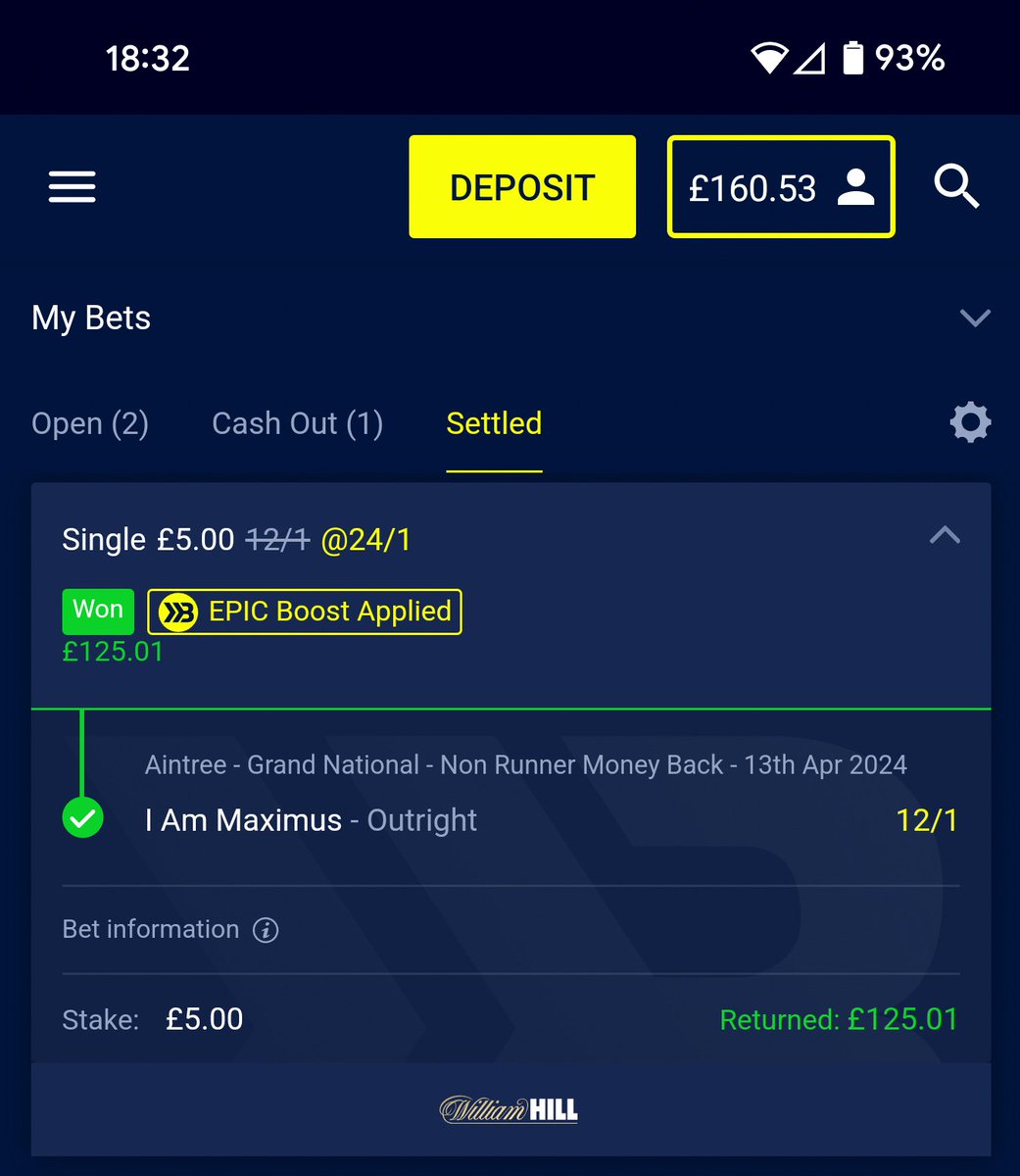 Hackett_85's tweet photo. @racingtips The only horse I've ever backed ante post in a Grand National and also got double odds. Great day. https://t.co/XST3JN3JHz
