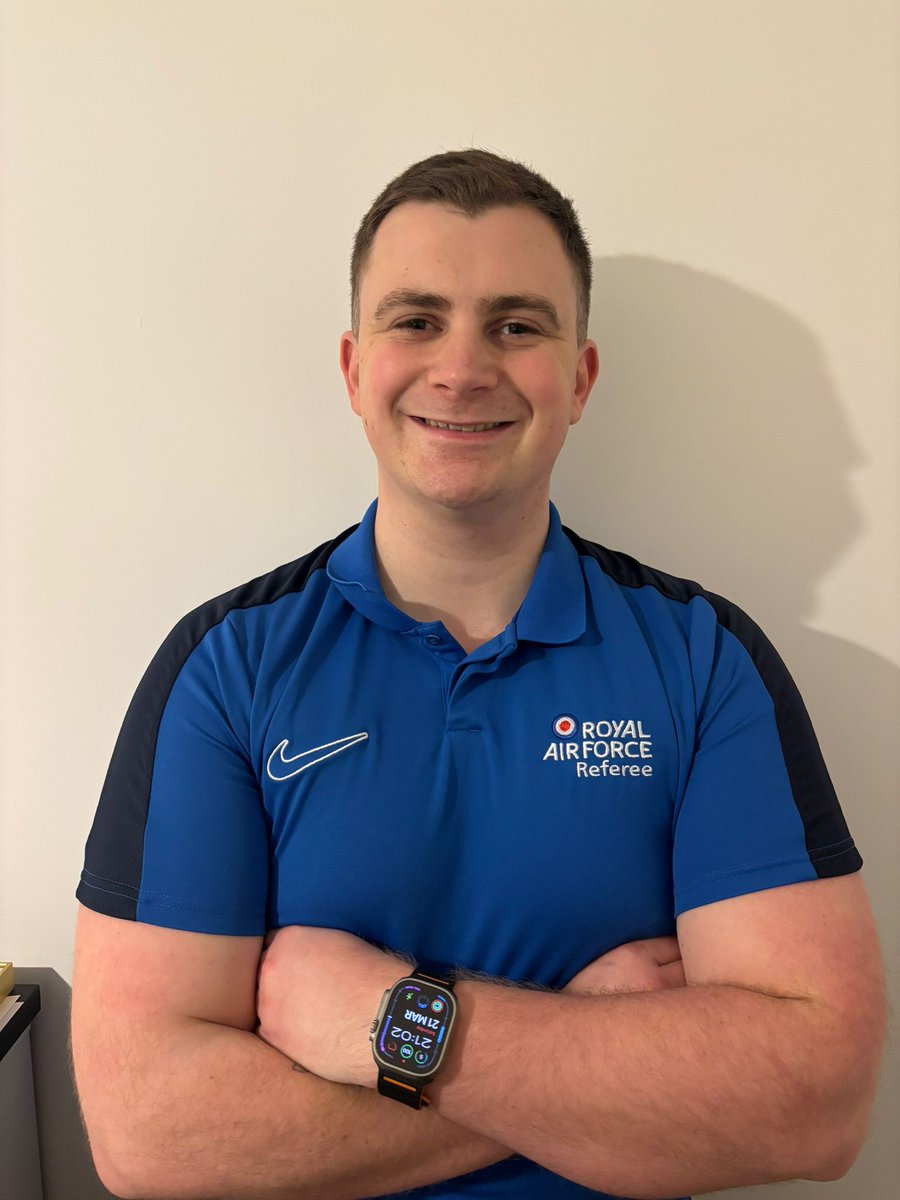 RAFFAReferees's tweet photo. Congratulations to four of our referees for their appointments for the Royal Navy Women Vs Army Womens Inter Services game. 

Best of luck to all

Referee - AS1 Joe Winship 

Assistant Referees - Flt Lt Finlay Thompson and Cpl Louis Blanshard 

4th official- Flt Lt Ed Tarr https://t.co/zx11CEIrlK