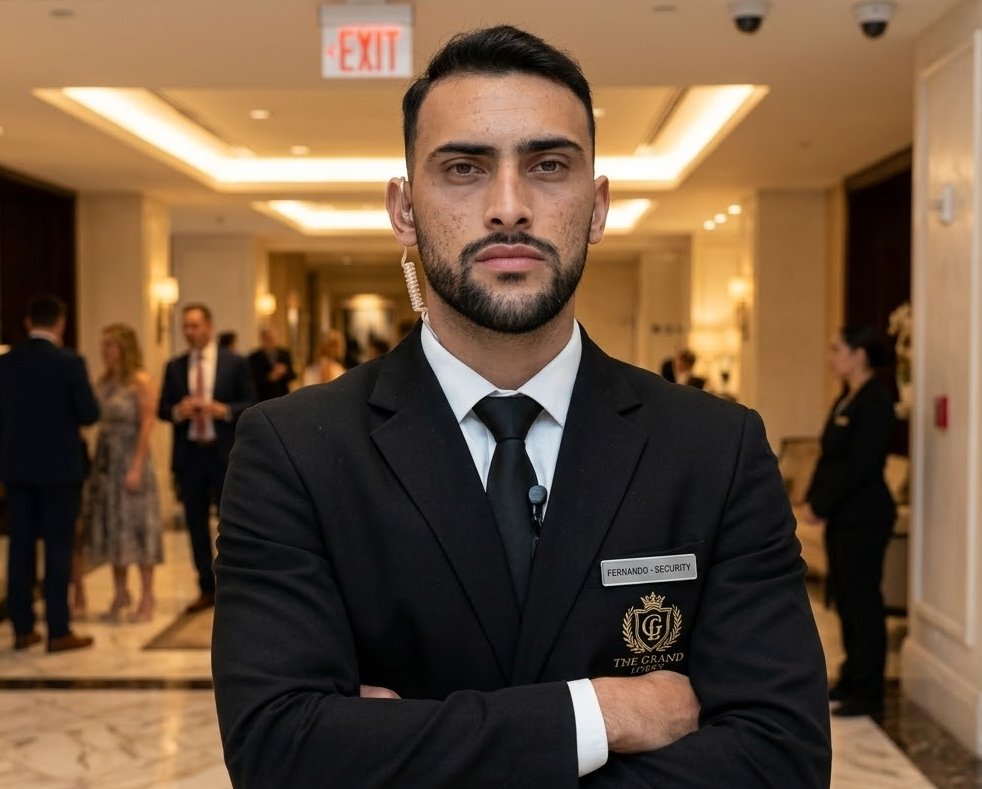 Divulgaram a foto do segurança que foi grosseiro com a filha do Jorginho.👇🏻 Espalhem!