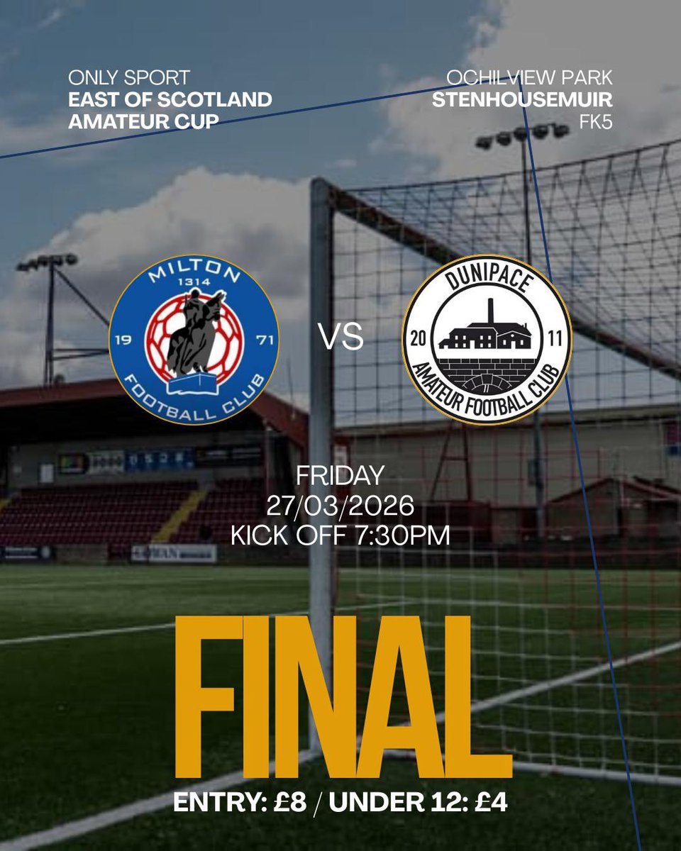 Only Sport East of Scotland Amateur Cup tweet media