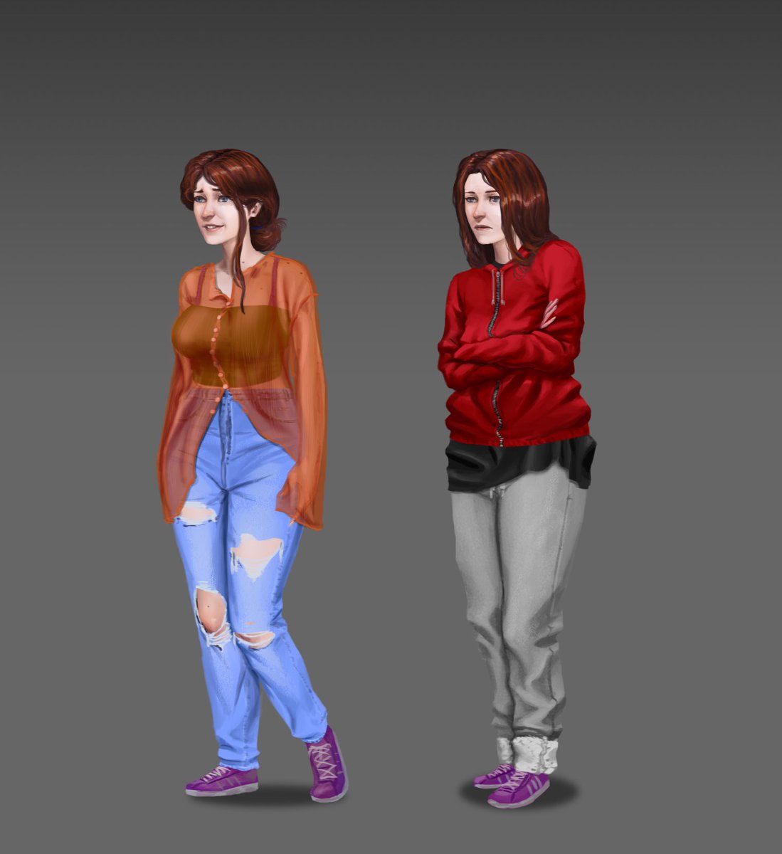 Matilda_Writing's tweet photo. Lovely boyfriend surprised me with character drawings for my WIP on my birthday 🎂 one is before she’s switched with her partner and the other is after! He did an incredible job @Infinite_Omarr https://t.co/9OQEC6zsQx