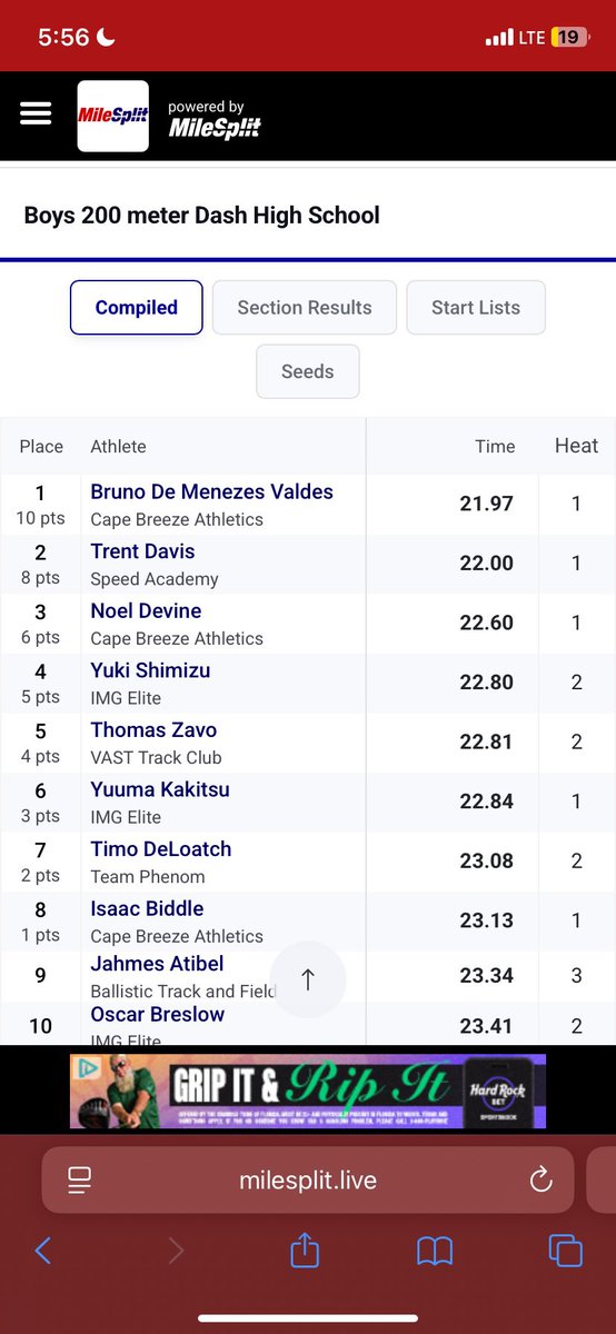 7Goes_stupid's tweet photo. First track meet back running up with highschool as a 8th grader 14 year old coming in 4th in finals running a 11.07 in the 100 and a 22.60 200m, coming for 10.9-10.8 soon 
@Andy_Villamarzo @GregSmithRivals @ChadSimmons_ @GregBiggins @AllenTrieu @BrandonHuffman @RivalsHS @Rivals https://t.co/hFexq4tduI