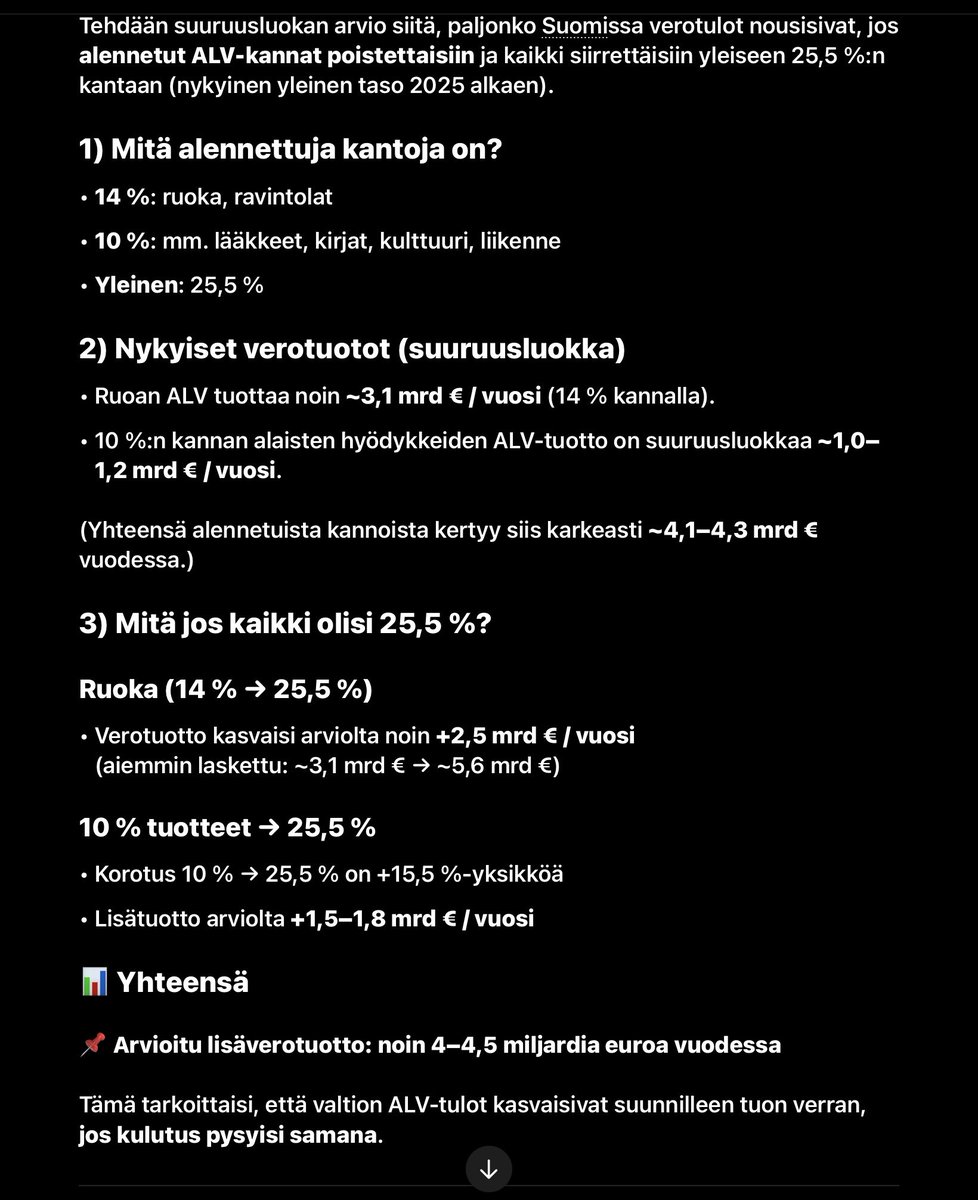 mnnist's tweet photo. @liandersson Tanskassa ei alennettuja alv.kantoja, sama Suomessa 4-4,5 mrd vuosi👇(Kyllä, staattisena) https://t.co/e8Km4Y2Ynt
