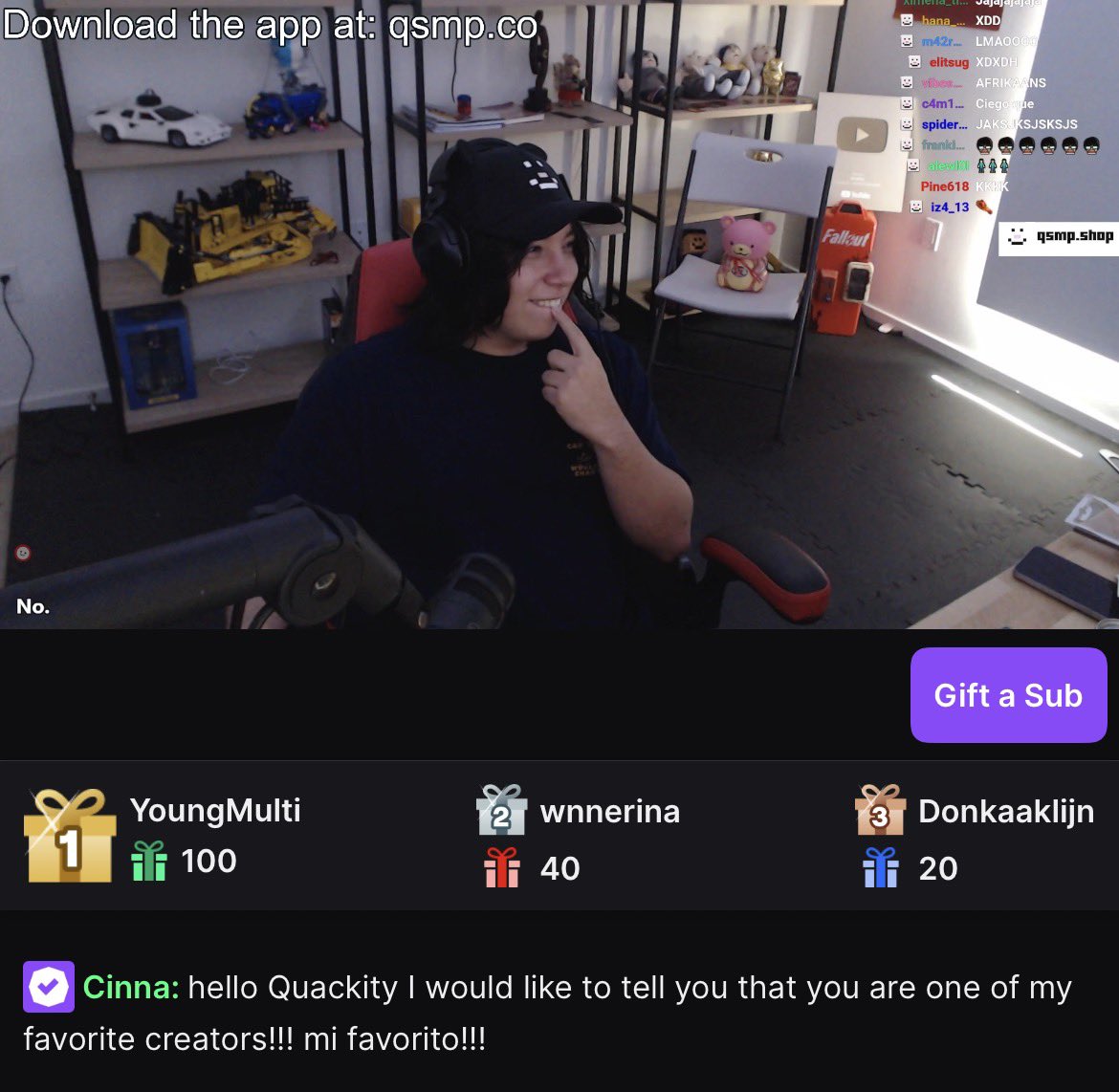 Quackity chat out of context tweet media