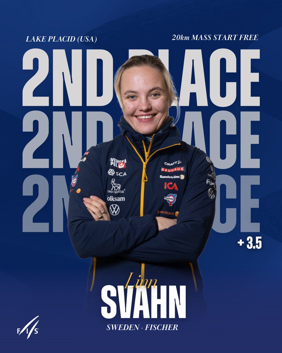 FISCrossCountry's tweet image. Turbo Sundling was out one last time this season — and wins the final race of the year 😮‍💨⚡️ 

🥇Jonna Sundling 🇸🇪 
🥈Linn Svahn 🇸🇪 
🥉Heidi Weng 🇳🇴

#fiscrosscountry #wintersport #worldcuplakeplacid