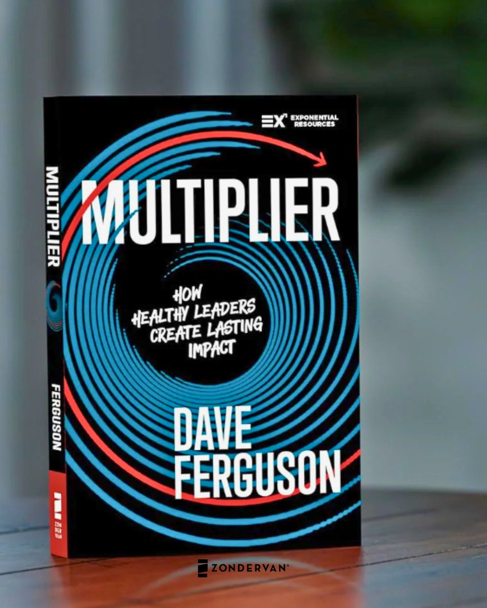 Zondervan's tweet photo. The impact of your #leadership can outlive you.

#Multiplier by #DaveFerguson is a guide to raising leaders, growing communities, and creating lasting Kingdom impact. 

Now available. https://t.co/rqO4x1E51g