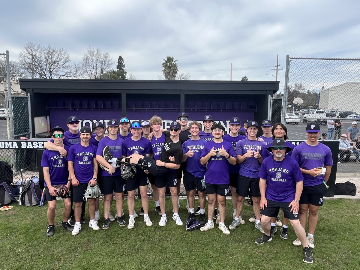 PETALUMA HIGH SCHOOL TROJAN BASEBALL tweet media
