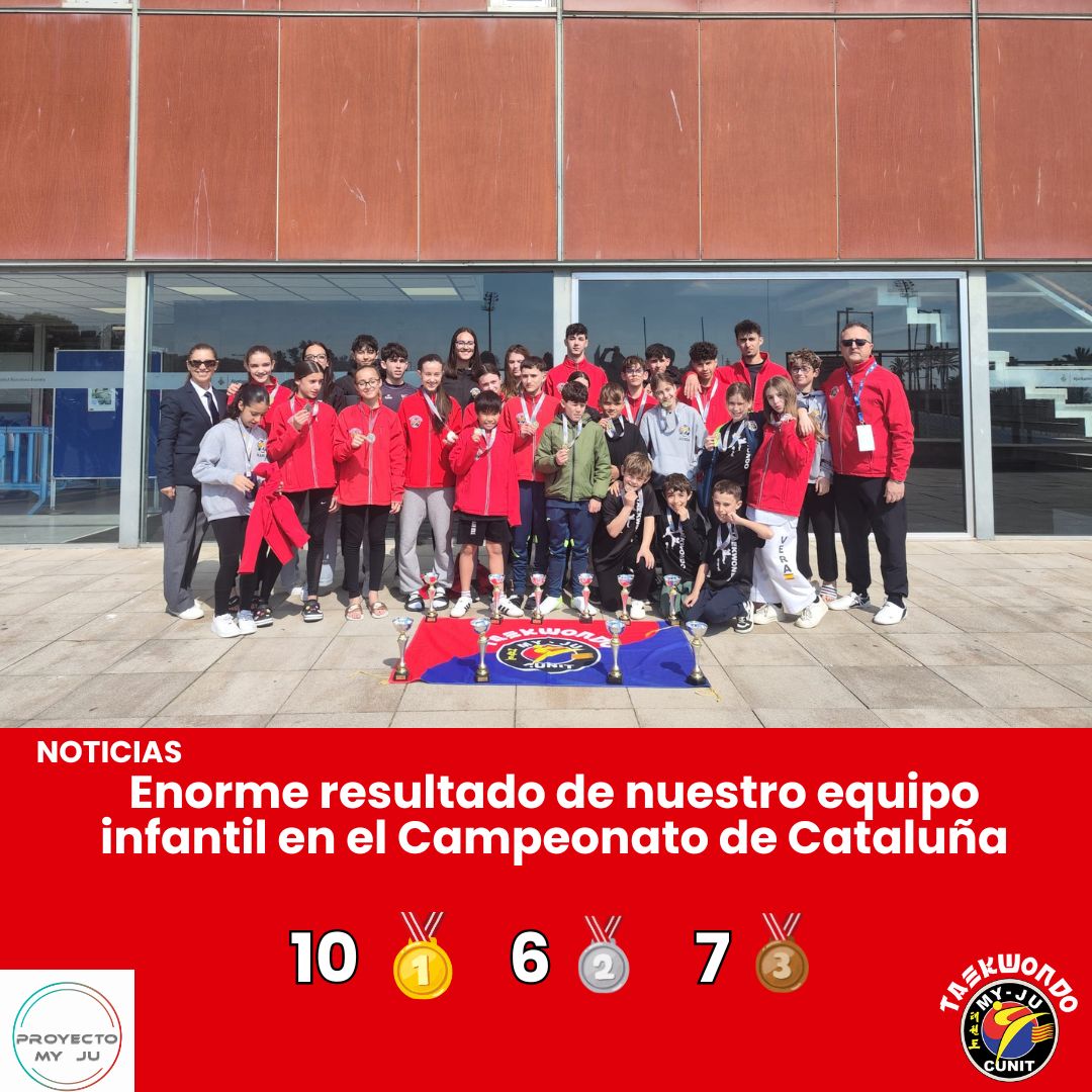 🥋🔥 ENORME RESULTADO DE NUESTRO EQUIPO INFANTIL 🔥🥋
🥇 10 medallas de oro
🥈 6 medallas de plata
🥉 7 medallas de bronce
👇 Puedes consultar toda la información aquí:
👉 taekwondomyjucunit.es/enorme-resulta…
❤️❤️ ¡SOMOS UN EQUIPO! ❤️❤️