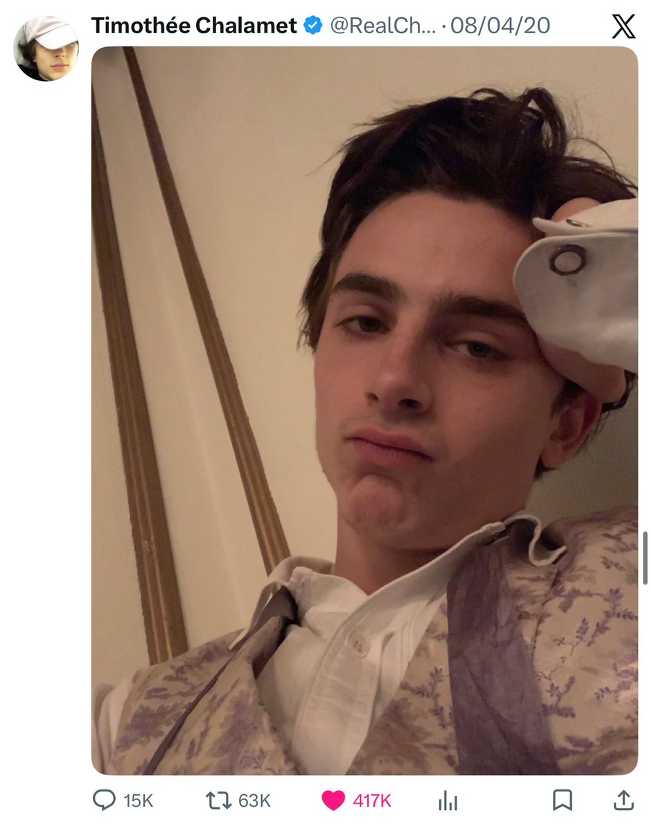 acervo timothée chalamet tweet media