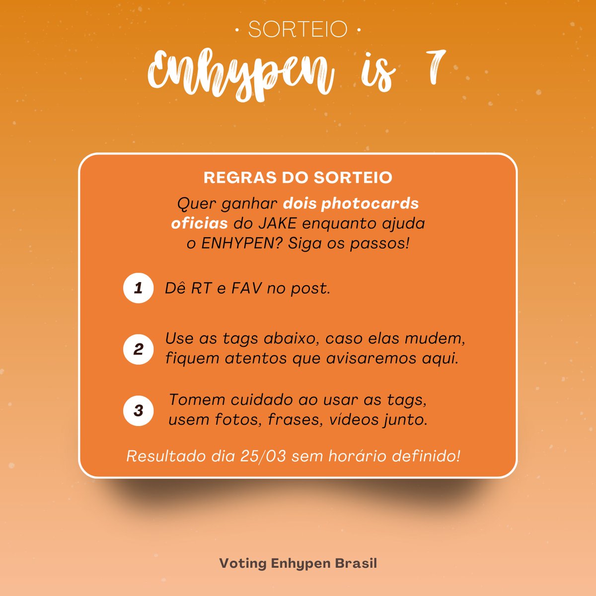 Enhypen Voting Brasil 🗳️ | EN- (NO) BRASIL 🇧🇷 tweet media