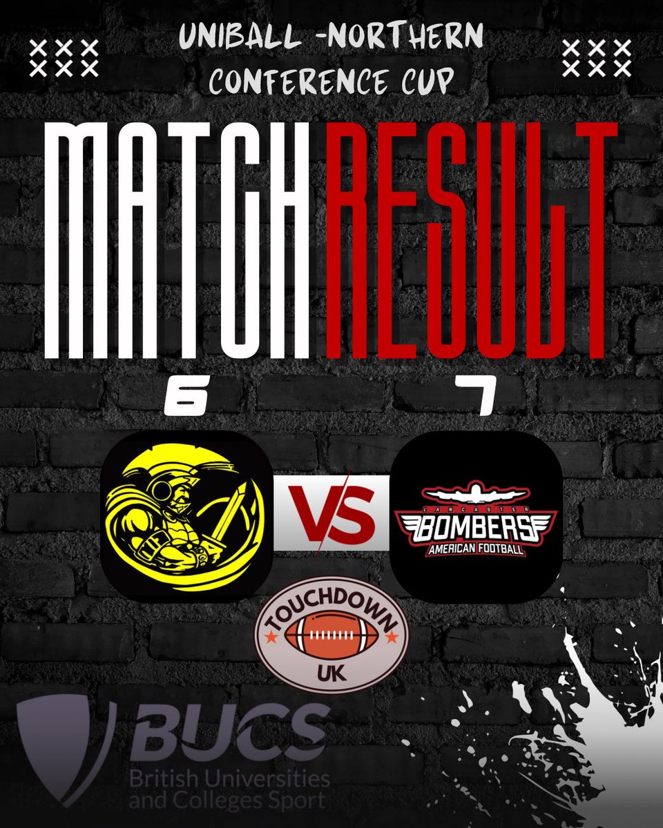 Tdownuk's tweet photo. BUCS Championship results  🏈

#BucsFootball #BritishAmericanFootball #TDUK https://t.co/7pZLDyFtrd