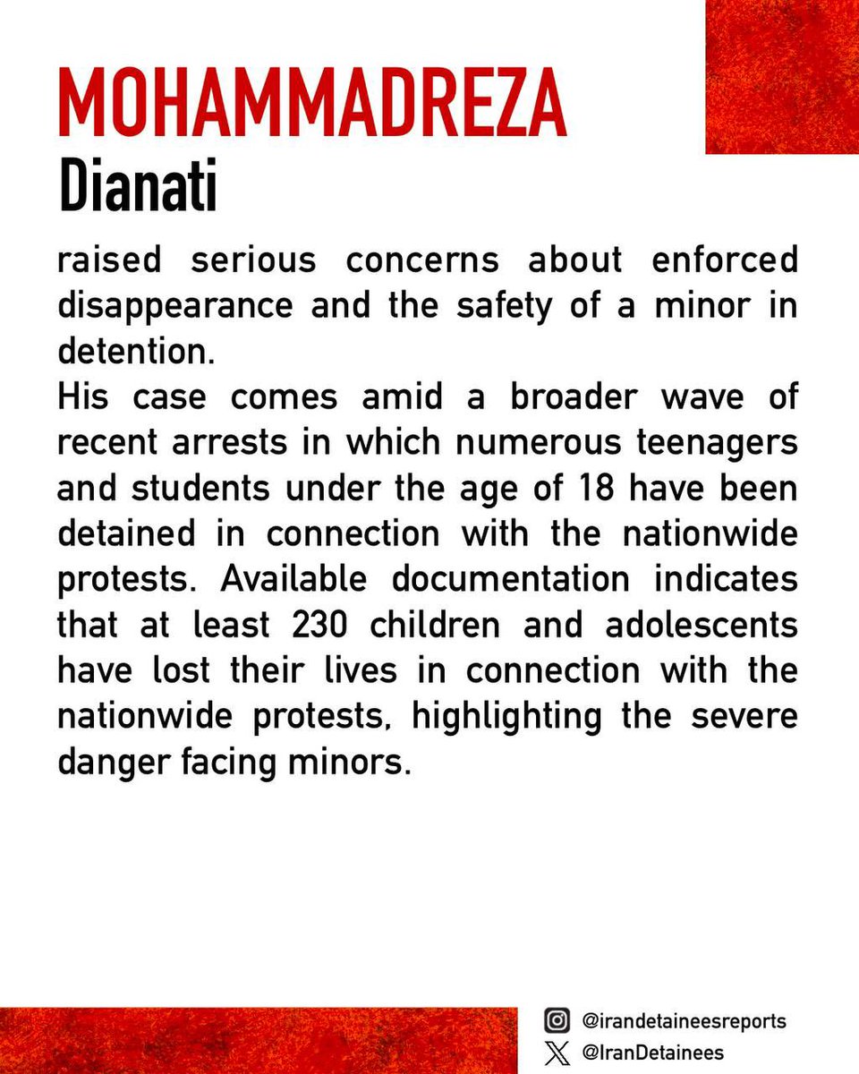 Iran Detainees Report tweet media