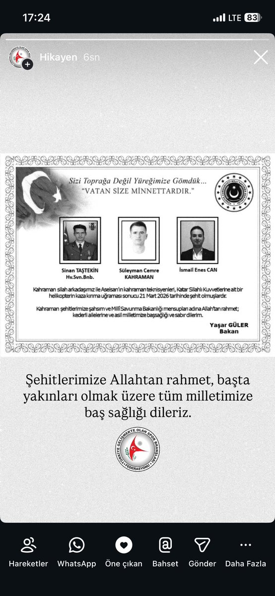 Türkiye Gelişmekte Olan Spor Branşları Federasyonu tweet media