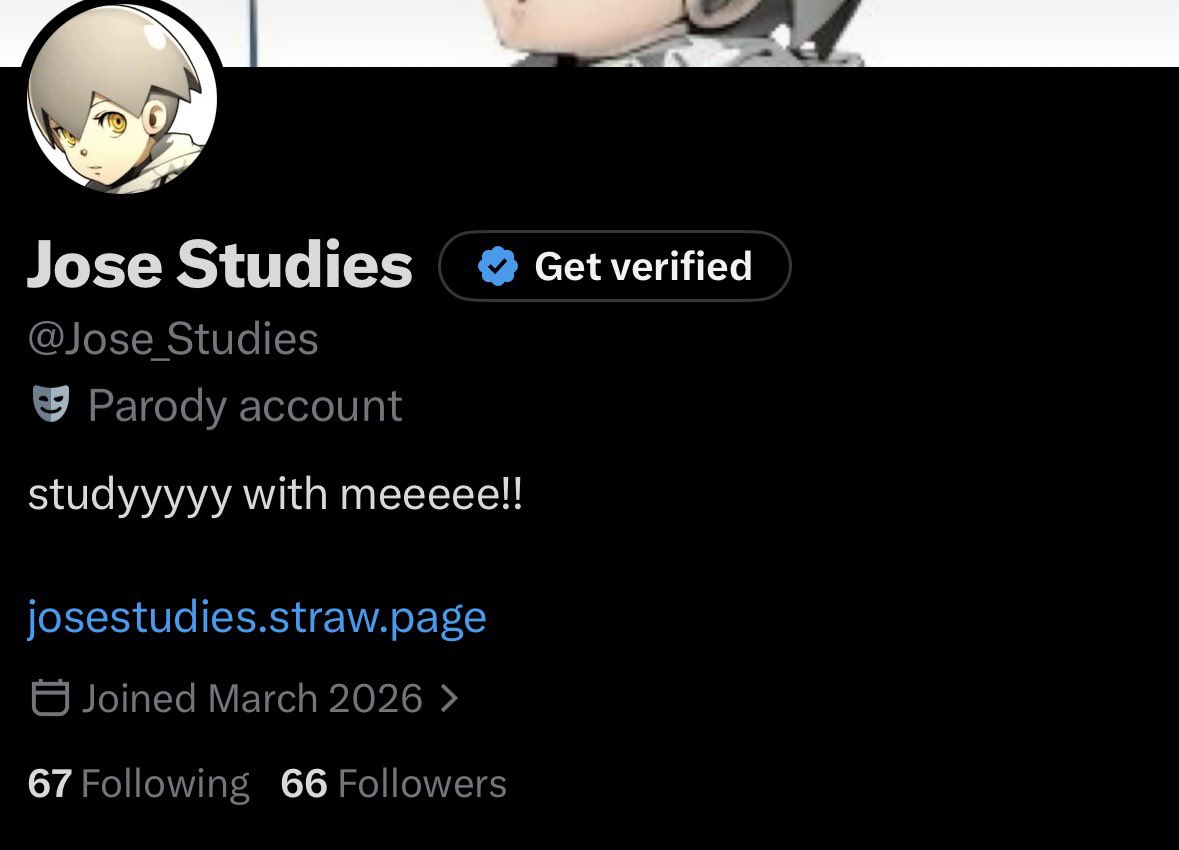 Jose Studies tweet media