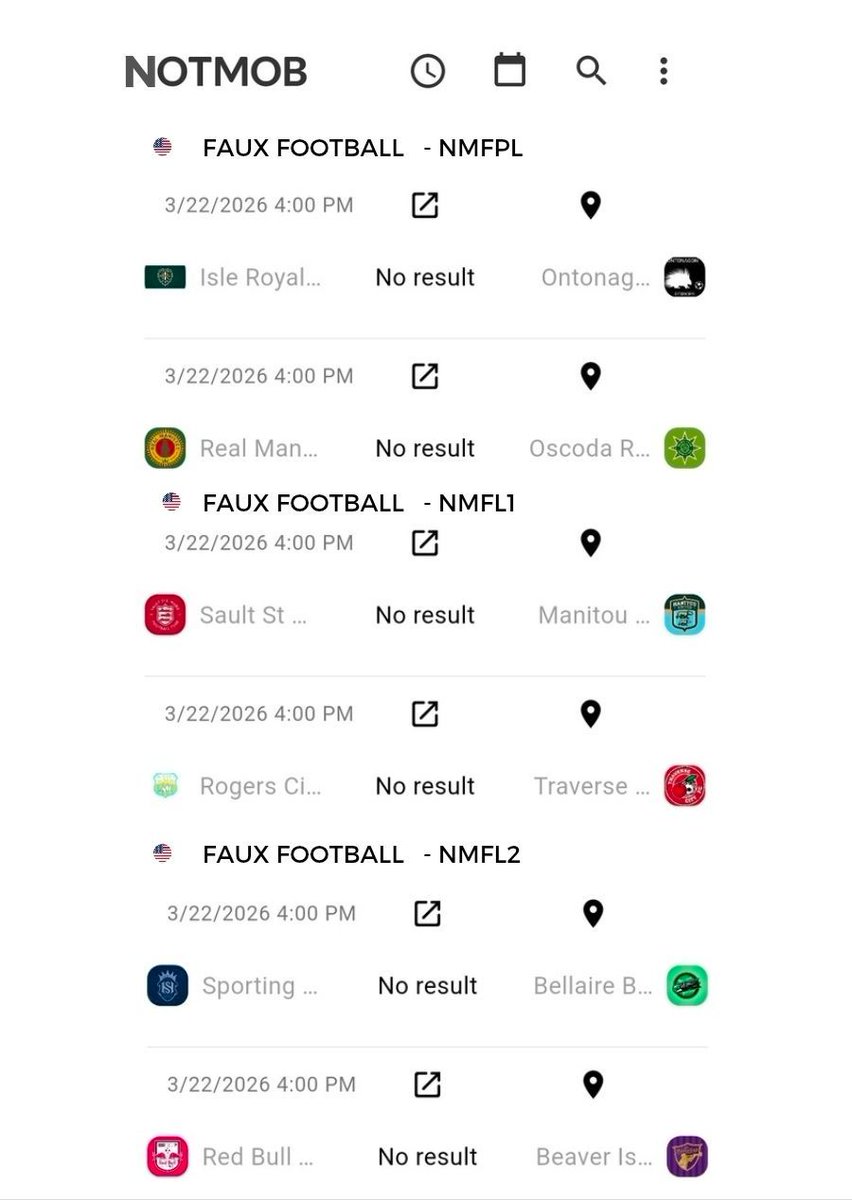 Northern Michigan Faux Football Leagues tweet media