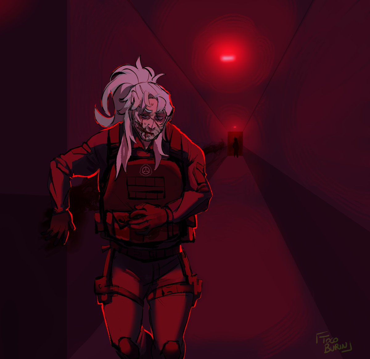 Mama a girl behind you!! 
SCP OC 😋