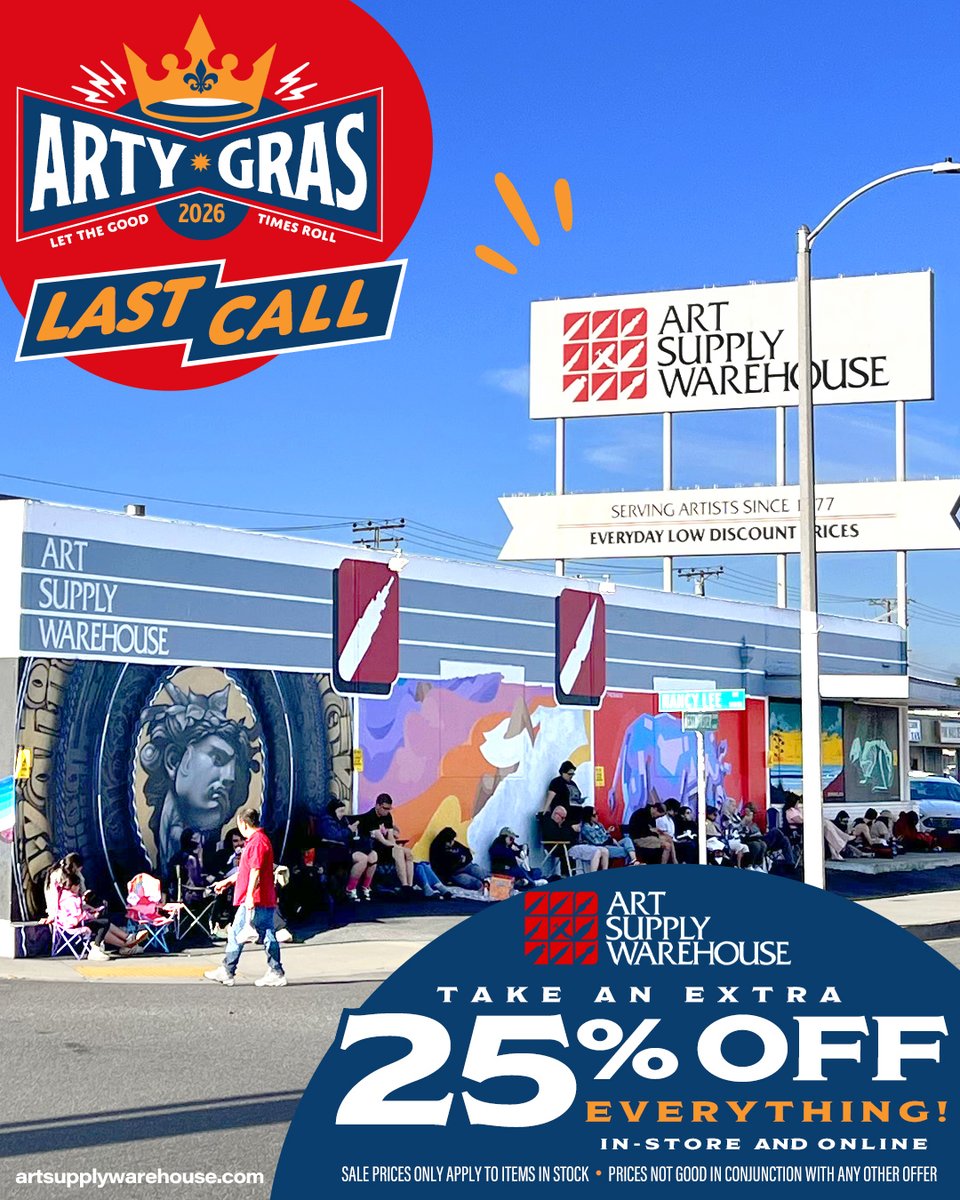 Art Supply Warehouse tweet media