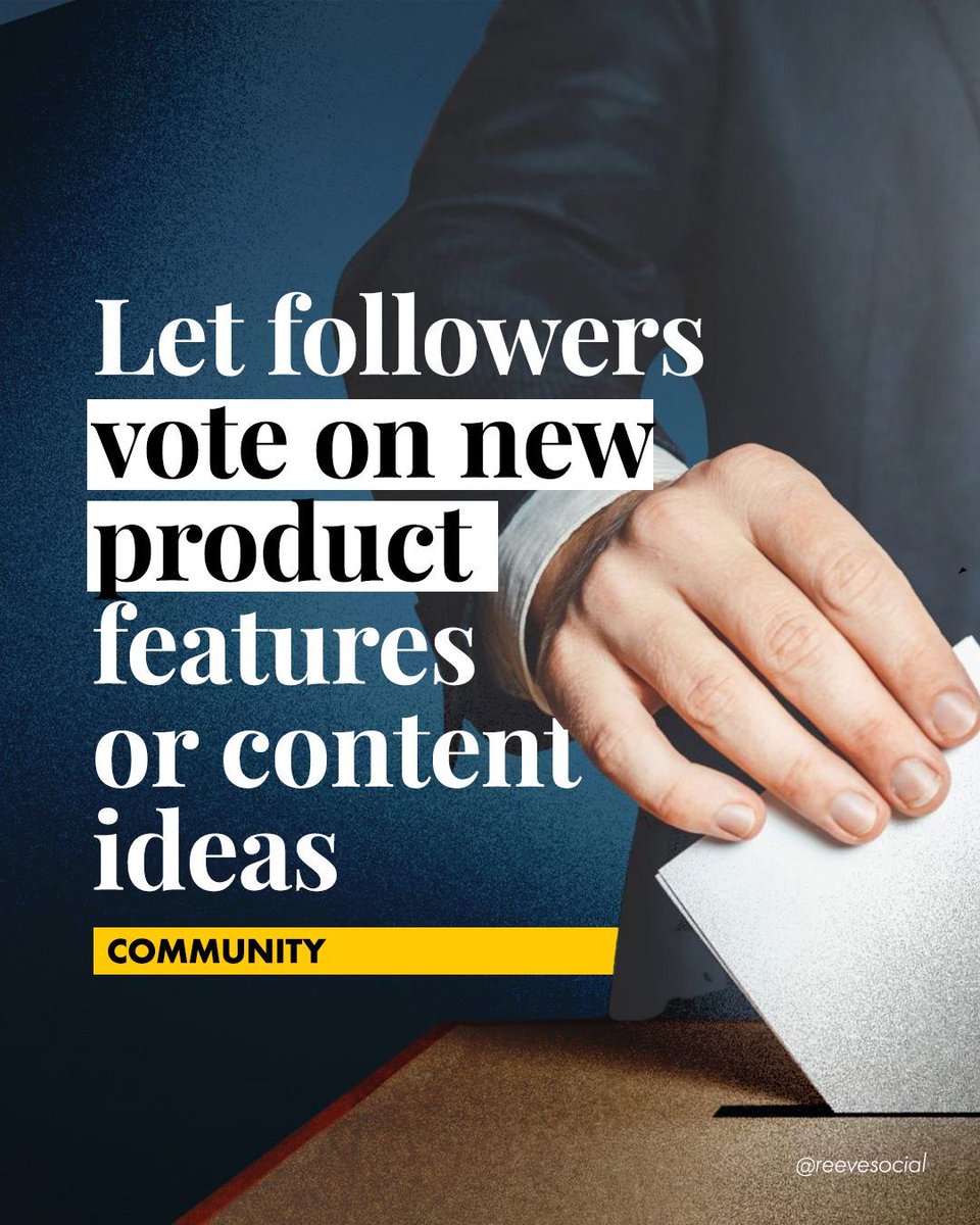 Social media that creates ➤ 𝗖𝗼𝗺𝗺𝘂𝗻𝗶𝘁𝘆

Are you finding it hard to create that community feel on your social channels?

💡 Encourage co-creation: Let followers vote on new product features or content ideas.

Purposeful social media, that creates impact. ®️✔️