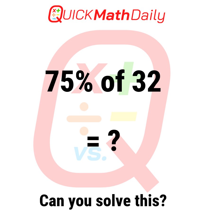 Quick Math Daily Brain Boost 🧠 tweet media