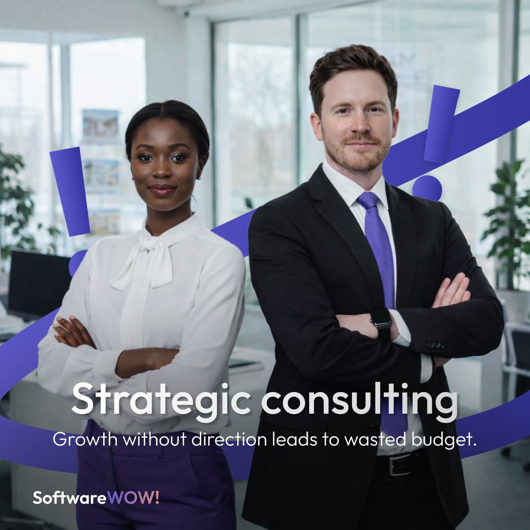 softwarewow_'s tweet image. Growth without direction leads to wasted budget. Strategic consulting aligns your website, marketing, automation, and analytics into one clear growth plan.
#GrowthStrategy #BusinessConsulting #SoftwareWOW #WOWStack