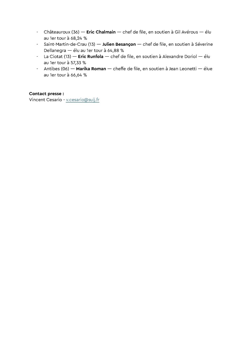 Résultats municipales 2026 : <a href="/LesCentristes_/">Les Centristes</a> se félicitent des nombreuses victoires dans les territoires ! <a href="/Herve_Morin/">Hervé Morin</a>