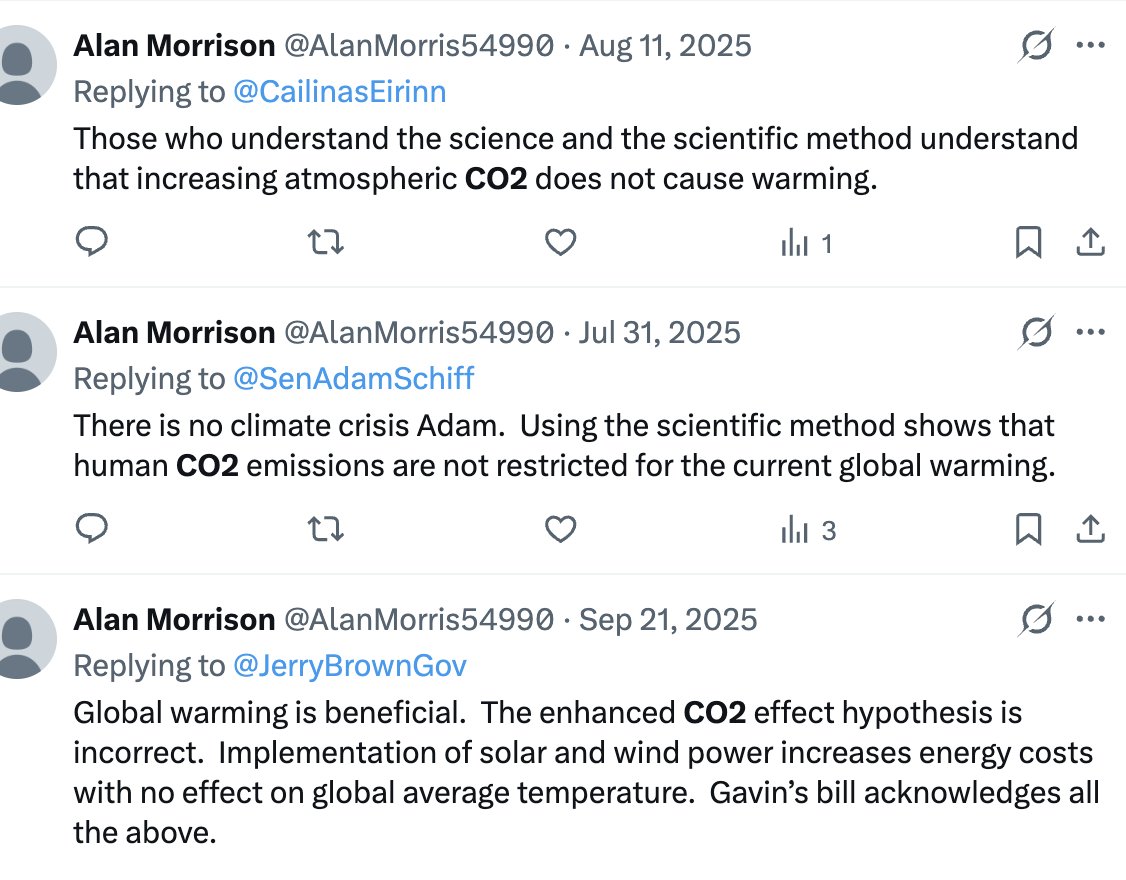 Ceist (refuting disinformation on climate change) tweet media