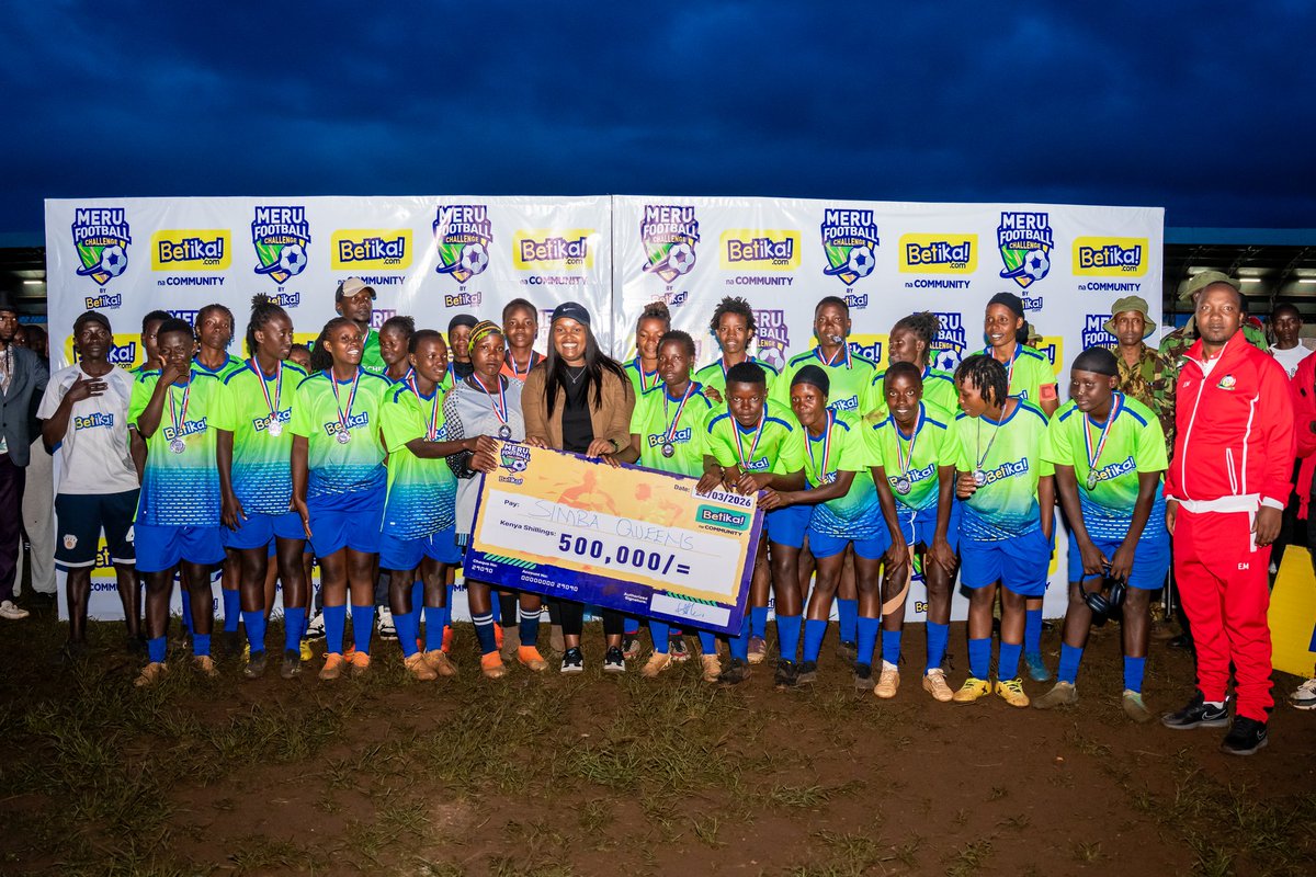 betikaKe's tweet photo. 1/3: 🐆Panthers Understood The Assignment & dominated the 3rd Edition of the #MeruFootballChallenge 👏🏽
Hii imekuwa ile competition talent imewekelewa mawe because the scenes, the stamina and drive have been tantalizing🤌🏽👌🏼
Let's put our hands together and applaud these winners: https://t.co/vLJqc2q9Is