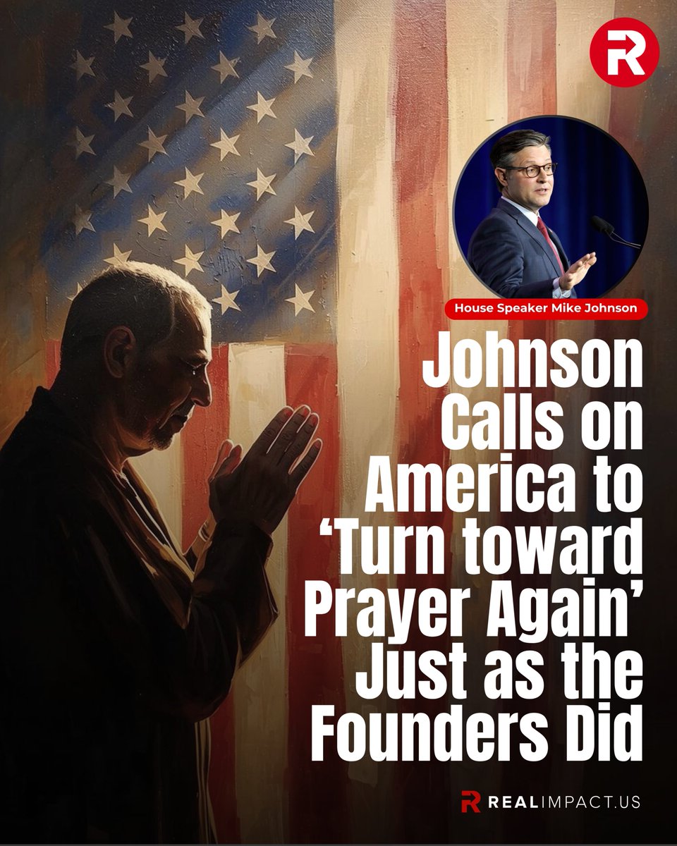 “It is from the very birth of our nation that America has always been sustained by prayer and been reliant upon our foundation of religion and morality, and it’s in the DNA of our nation and who we are,” he explained.

Johnson, a former professor and lawyer, emphasized his