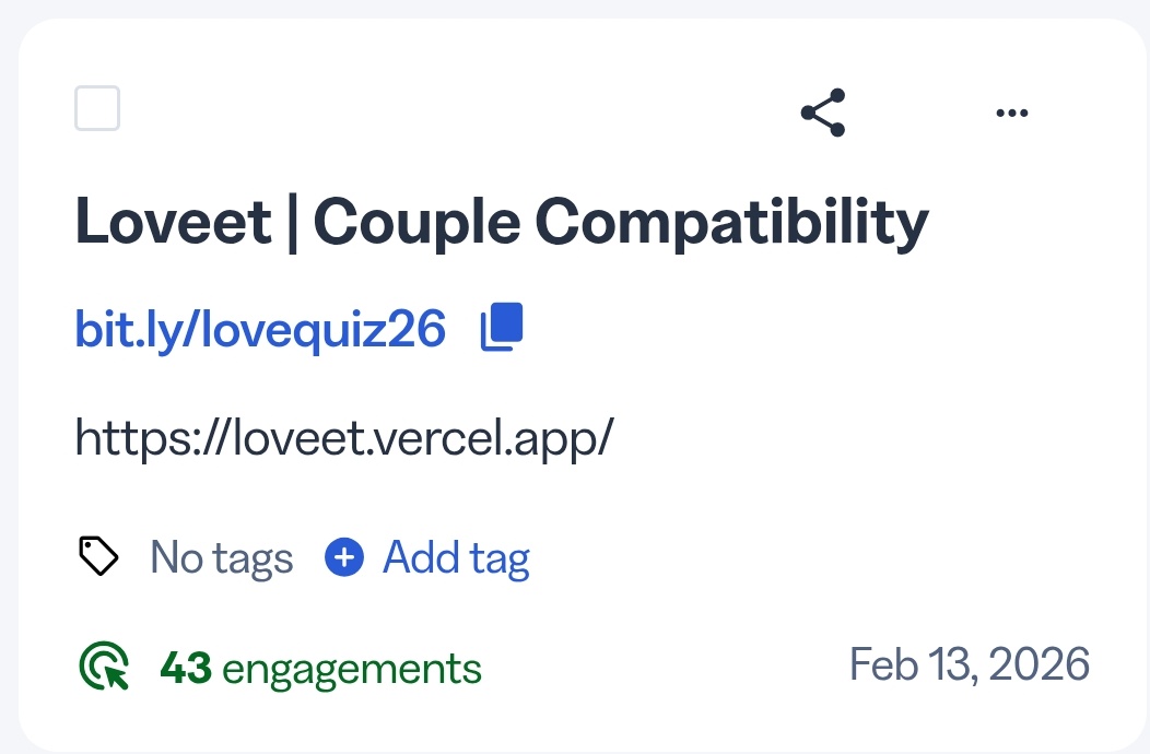 43 engagements. Not easy at all. Whoever said building and getting attention is fun must have been a masochist.