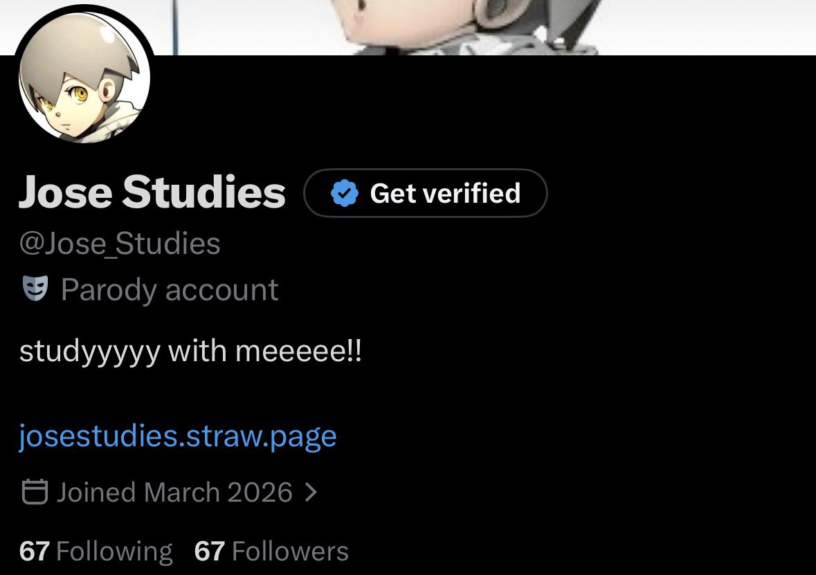 Jose Studies tweet media