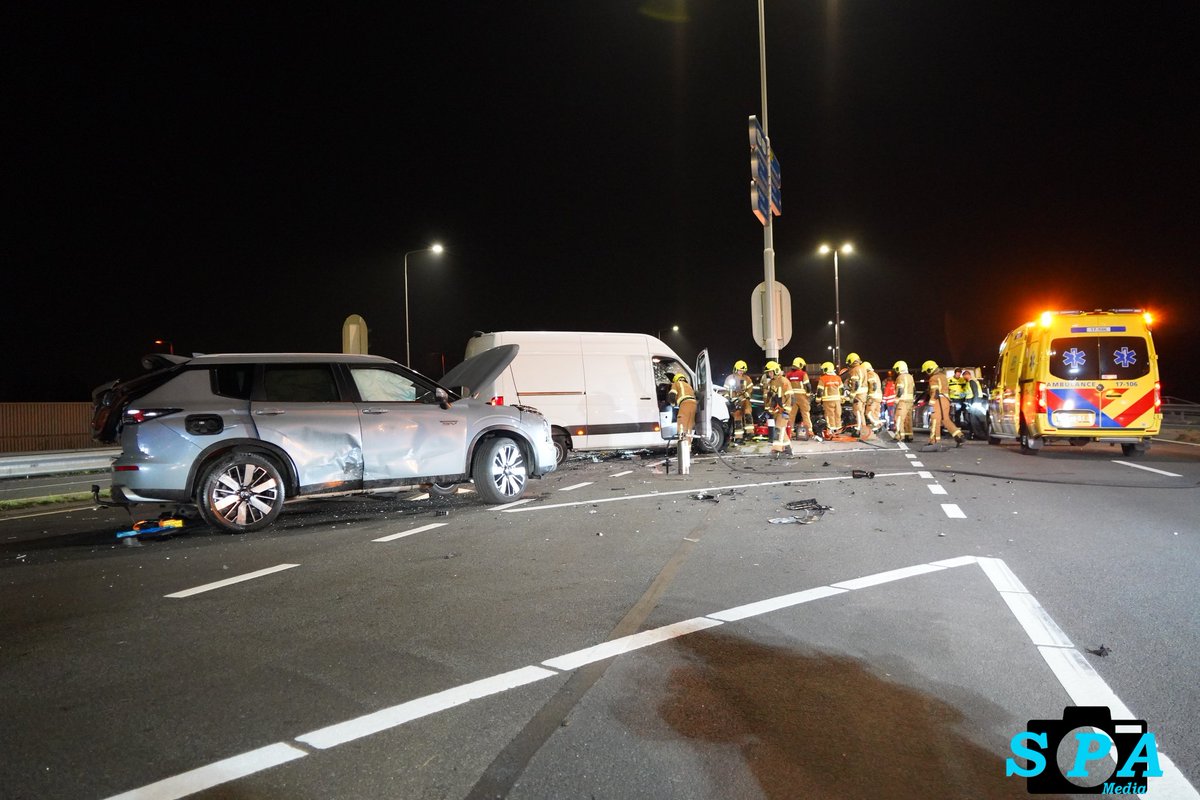 Zwaar ongeval op de N209 in Bergschenhoek