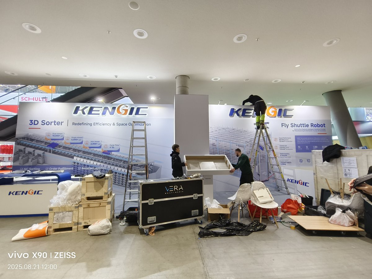 KENGICLOGISTICS's tweet photo. #KENGICExhibition 2 DAYS TO GO! ✌️🇩🇪
Want a 300%+ efficiency boost & 99.9%+ sorting accuracy? 🎯
Witness KENGIC's cutting-edge #3DSorter LIVE in action at #LogiMAT2026! Engineered for your toughest fulfillment challenges. 📦⚡️
📍 Hall 1, Booth 1D74
#SmartLogistics #TechInAction https://t.co/r4olZSzZGl
