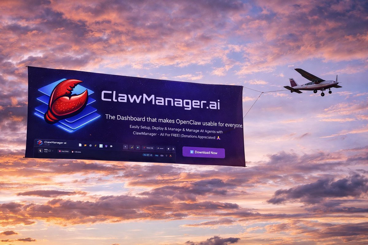 Claw Manager tweet media