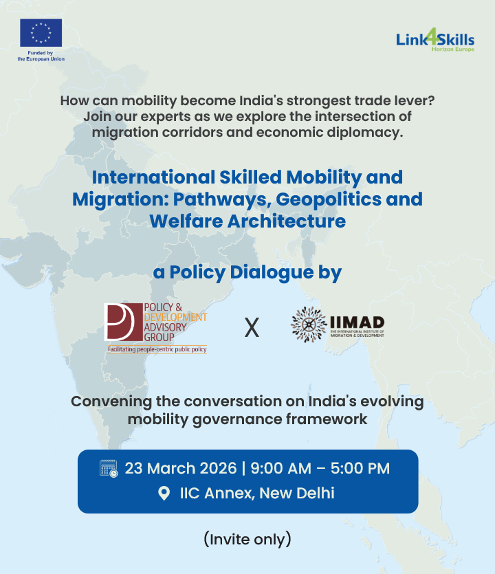 DivyaBalan14's tweet photo. Delighted to be part of the policy dialogue on "International Skilled Mobility &amp; Migration" at IIC today.

Speaking in Session III alongside an excellent panel. 

Grateful for the invitation, and congratulations to @pdag_india &amp; @iimad_in for convening this important dialogue. https://t.co/nFkzpiSfjm
