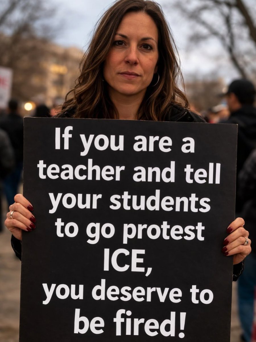 If a teacher encourages students to protest ICE, that’s not education it’s a misuse of authority.
Classrooms are meant for learning, not pushing students into political activism or risky situations. Teachers should guide, not influence minors in ways that could put them in harm’s