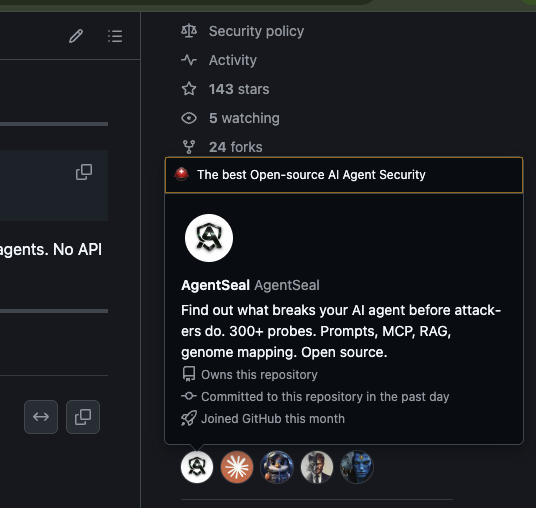 AgentSeal tweet media