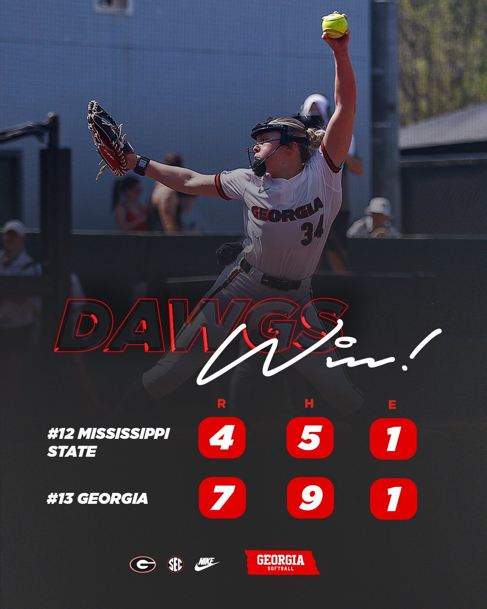 Georgia Softball tweet media